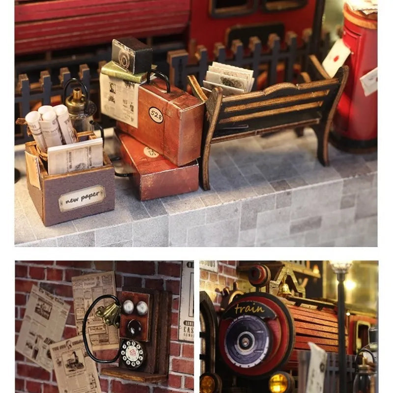 Book Nook - Fantasy Train Platform