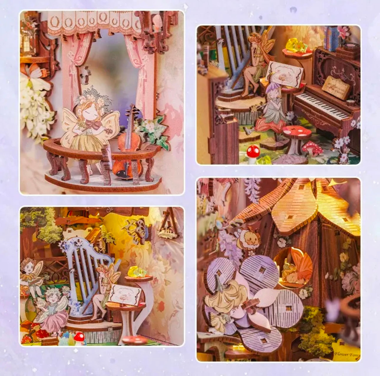 Book Nook - Flower Forest