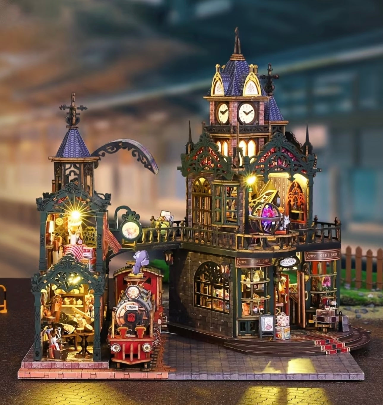 Maison Miniature- La Gare Magique