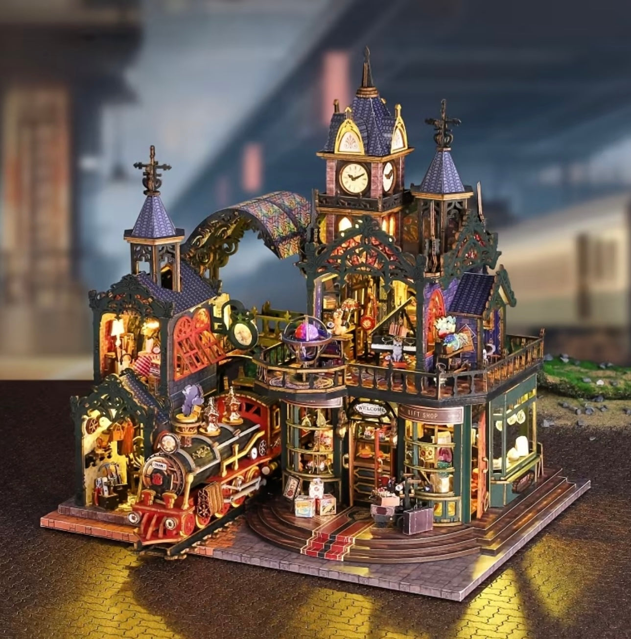 Maison Miniature- La Gare Magique