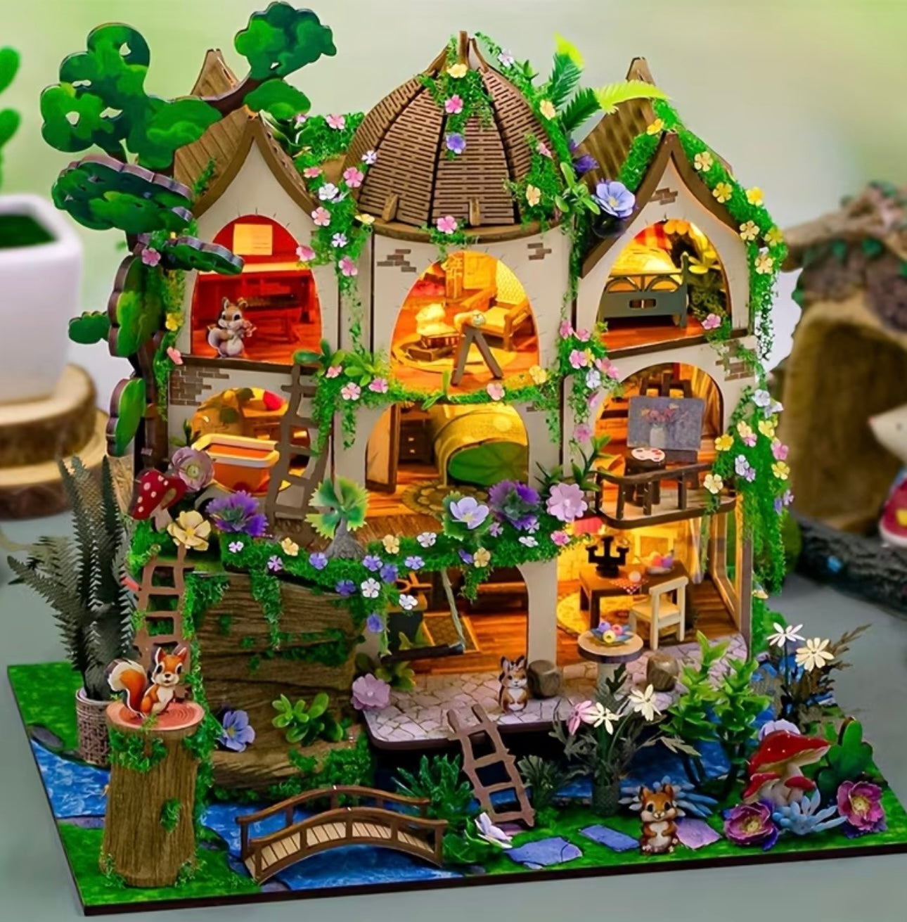 Maison Miniature - Le Manoir des Bois