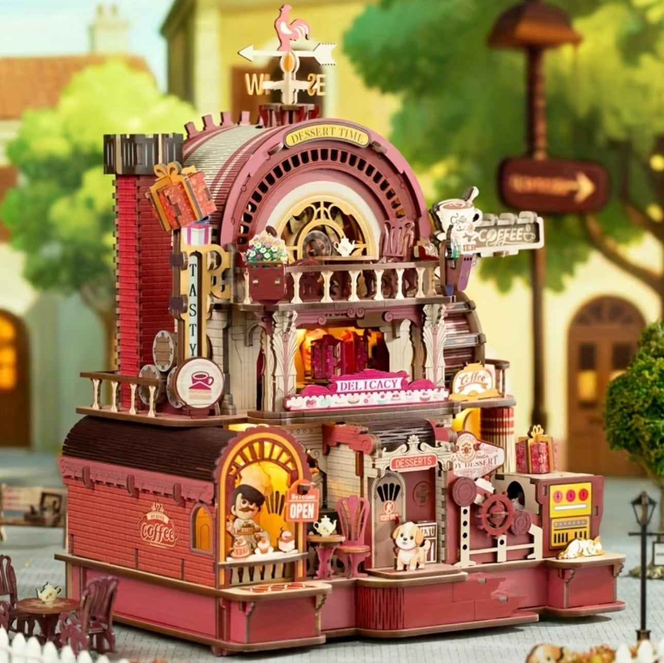 Maquette DIY mécanique - Dessert Time